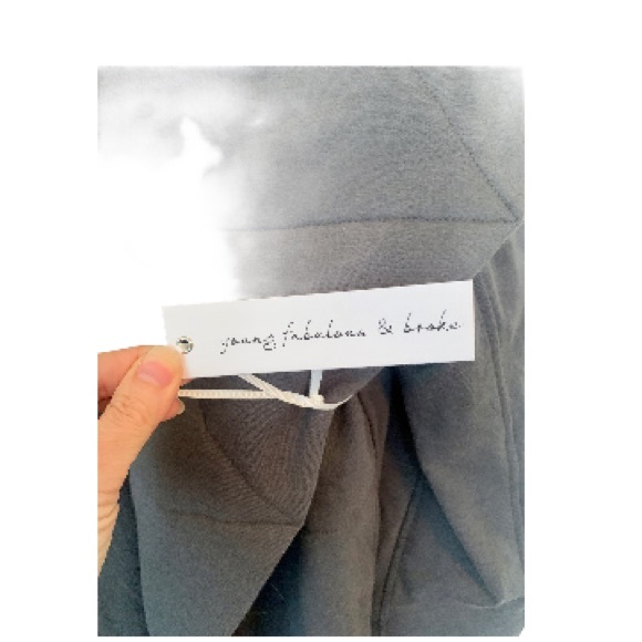 YOUNG FABULOUS & BROKE Gray Sandrine Cocoon Coat - Picture 7 of 8